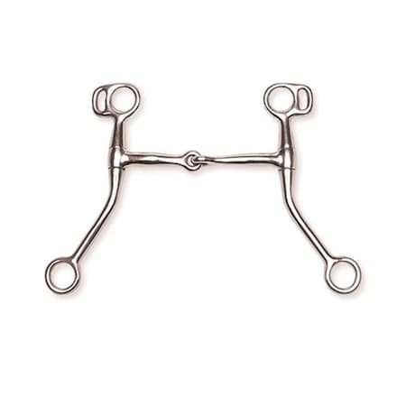 Jacks 10456-5-1-2 5.5 In. Stainless Steel Training Snaffle Bit